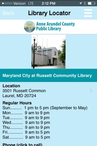 Anne Arundel County Library screenshot 3