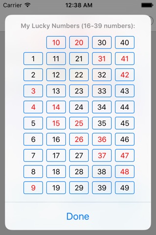 Actuarial Lottery Creator (Lite) screenshot 2