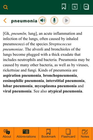 Mosby's ANZ Dictionary screenshot 2