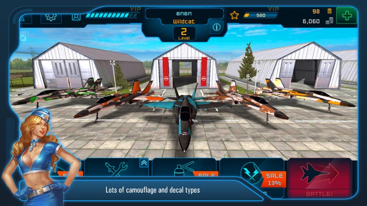 Battle of Warplanes: Air War screenshot-4
