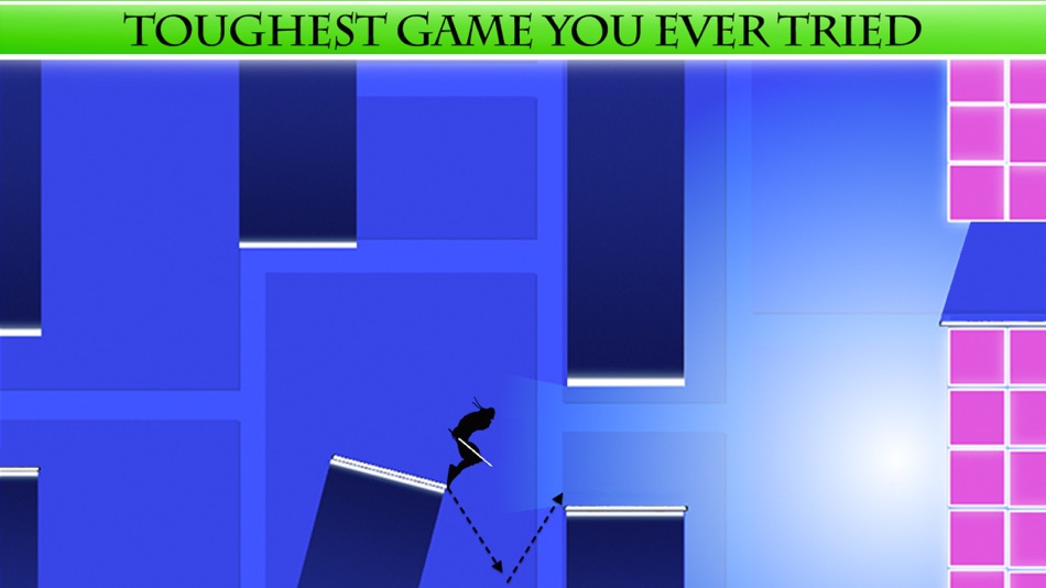 #2. Amazing Ninja Dash - Run n Jump or Fall & Die (iOS) 由: Oliver Saylor