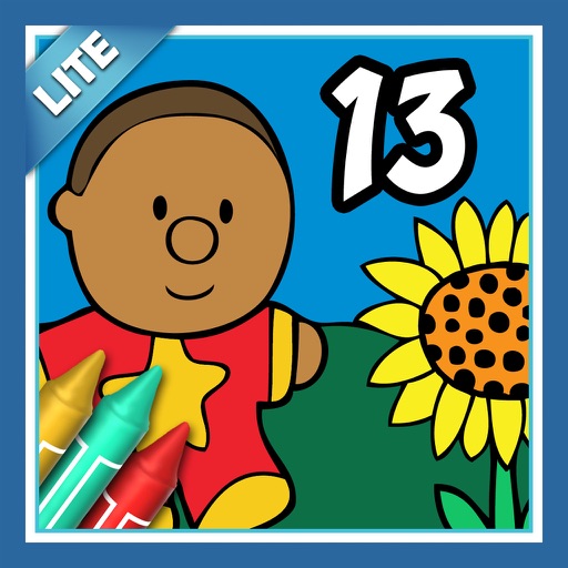 Coloring Book 13 Lite: Kid's Stuff iOS App