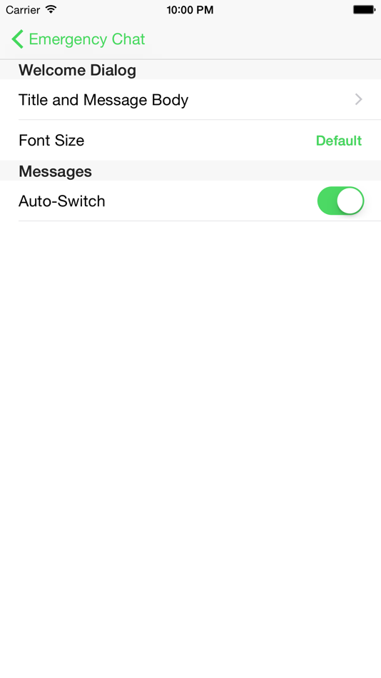 #2. Emergency Chat (iOS) Podle: Leonard Elezi