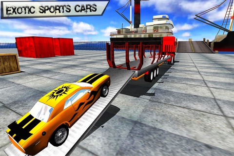 Car Transporter Cargo Ship Simulator: Transport Sports Cars in Grand Truck and Cruise Freight screenshot 2