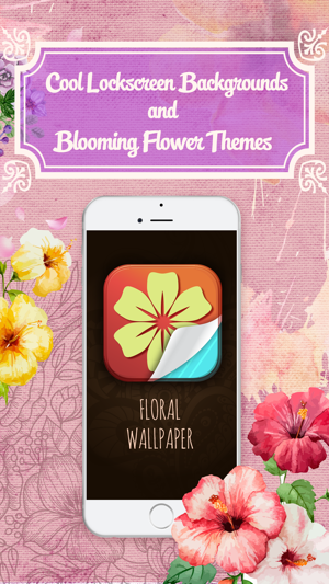 Hd Floral Wallpaper Cool Lockscreen Backgrounds And Blooming Flower Themes For Iphone On The App Store