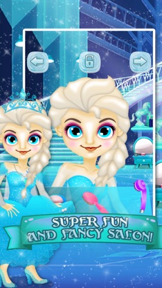 Ice Princess Wedding Salon - christmas make-up spa games for girls! screenshot 1