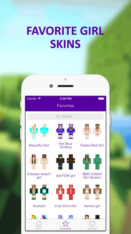 Free HD Girl Skins for Minecraft PE screenshot-3