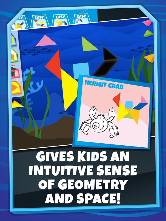 Kids Learning Puzzles: Sea Animals, Tangram Tilesのおすすめ画像2