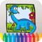 Icon Dino Coloring Book - Dinosaur Drawing for Kids Free Games