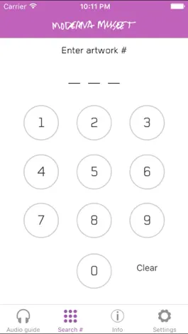 Game screenshot Moderna Museet audio guide apk