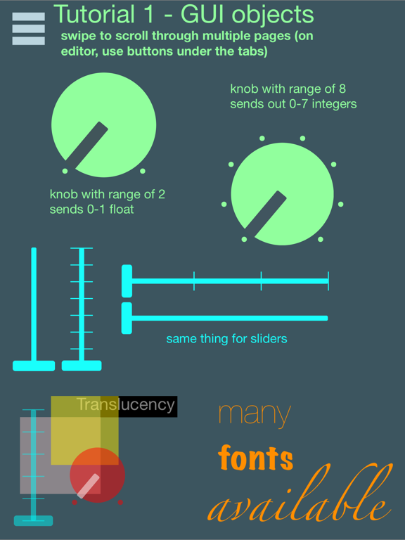 MobMuPlat iPad screenshot 5 - Music app