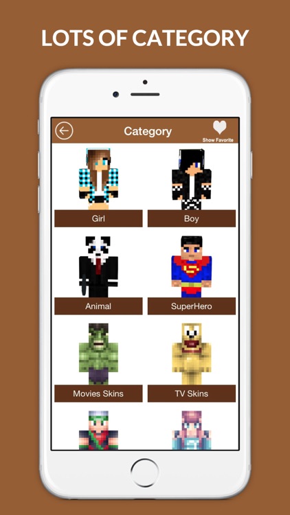 Best Skins PE - Girl, Boy and Animal skin for Minecraft