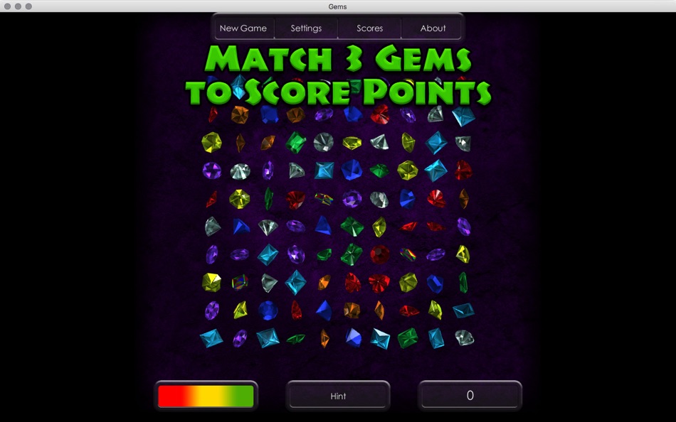 #2. Gems (macOS) Podle: baKno Games