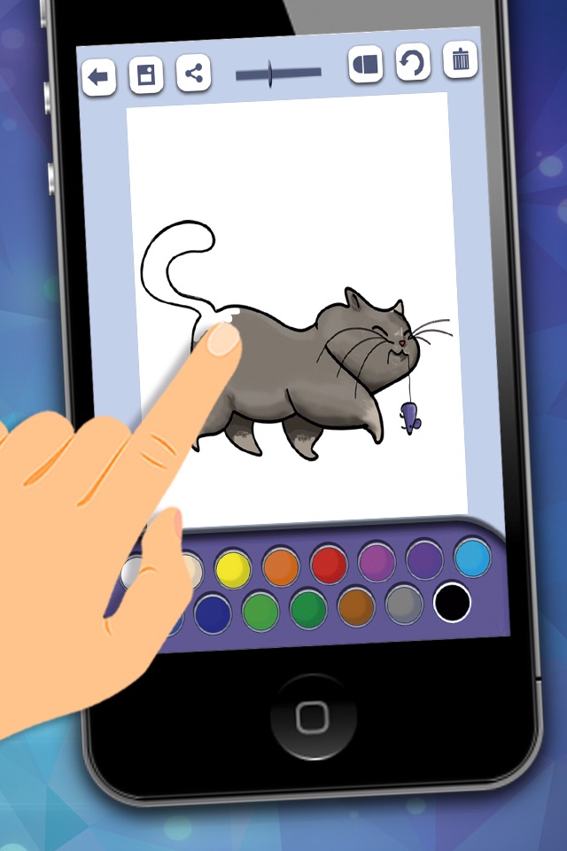 Cats coloring book to paint screenshot 4