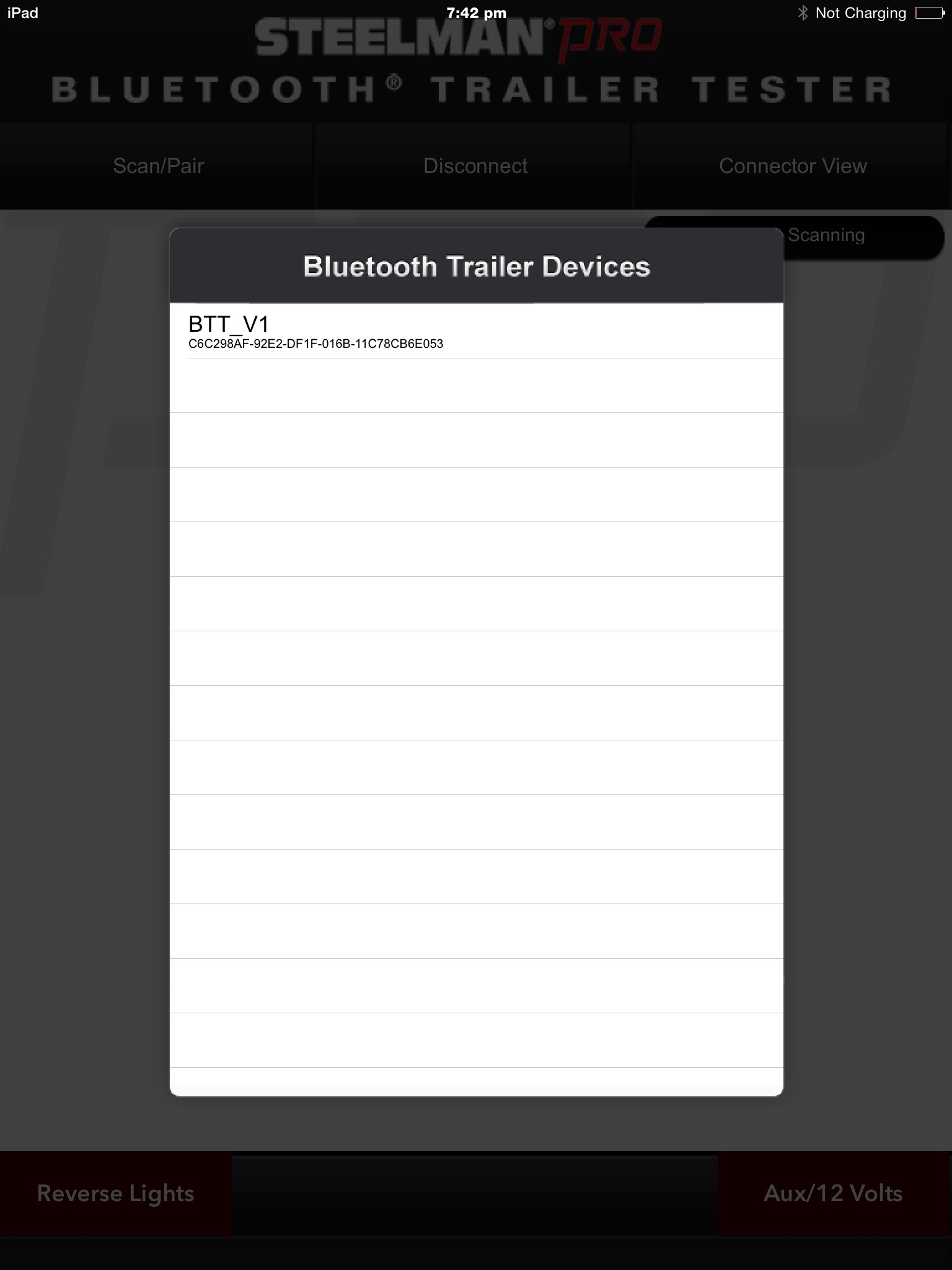 Bluetooth Trailer Tester