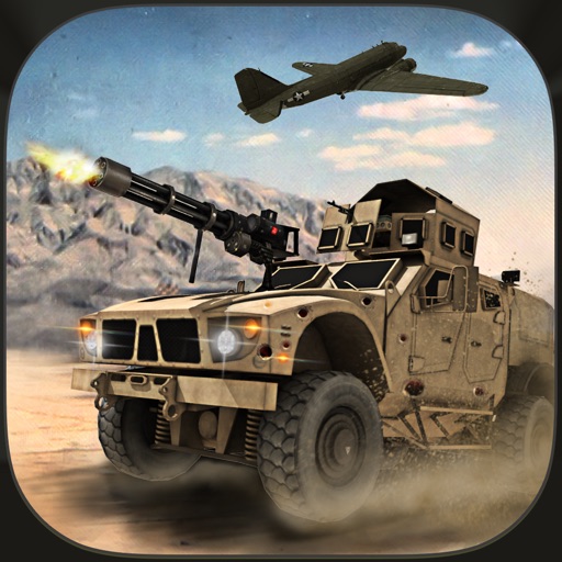 Army Battle Truck Cargo Plane Flight 3D Simulator icon