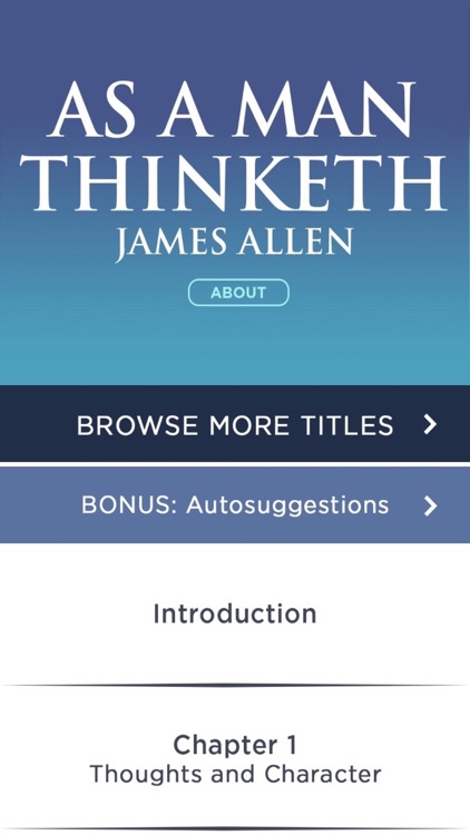 As A Man Thinketh Meditations By James Allen