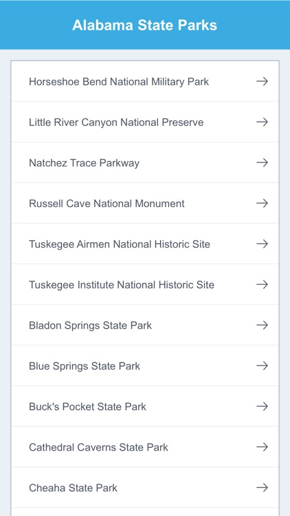 Alabama State Parks & National Parks