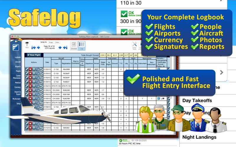 How to cancel & delete safelog pilot logbook 2