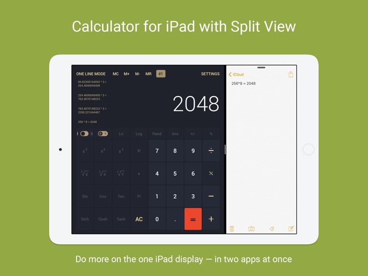 Calcly: Free Universal Calculator for iPad