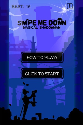 Swipe Me Down-Stick Man screenshot 4