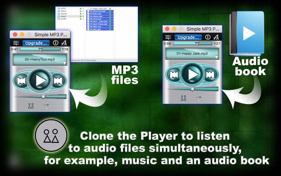 #2. Simple MP3 Player Lite for Mac OS X (macOS) Podle: Max Schlee