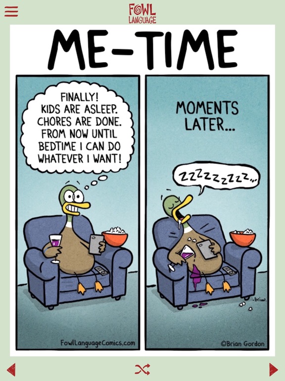 Fowl Language Comics iPad screenshot 1 - Entertainment app