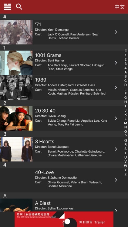 The 40th Hong Kong International Film Festival 第40屆香港國際電影節