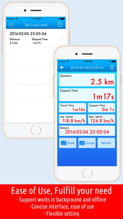 Screenshot 3 di 3 di GPS Tracker - Mobile Tracking, Routing Record