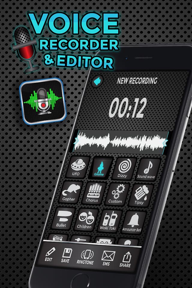 Voice Recorder and Editor – Change Your Speech with Funny Sound Effects screenshot 3