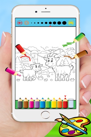 ファーム、動物の塗り絵 - 子供のための無料ゲームを描きますのおすすめ画像4