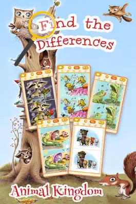 Game screenshot Animal Kingdom Spot the Difference Picture Hunter Puzzle Games for Kids and Family- Search and find differences in each pic! Free Edition mod apk