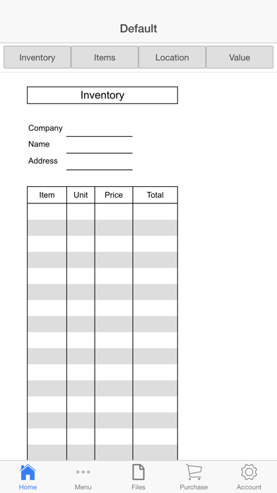 Screenshot #2 pour Inventory Lists