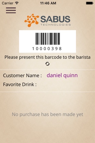 Sabus Loyalty App screenshot 2