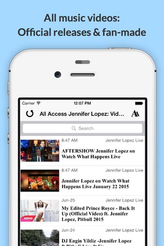 All Access: Jennifer Lopez Edition - Music, Videos, Social, Photos, News & More! screenshot 2