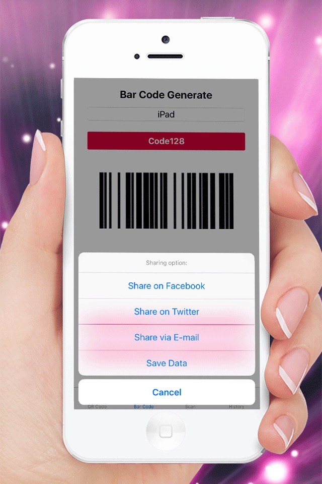 Fast and easy Barcode Scanner and QR Code Reader & Generator with various types of barcode and qr code . screenshot 4