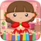 Little Princess Food Coloring World Drawing Story Kids Game