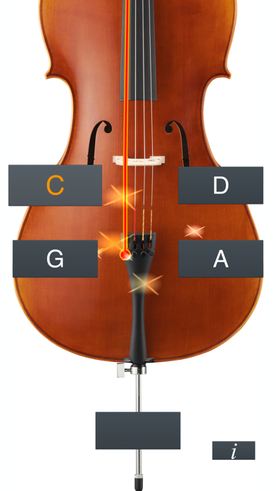 Cello Tuner Simple screenshot1