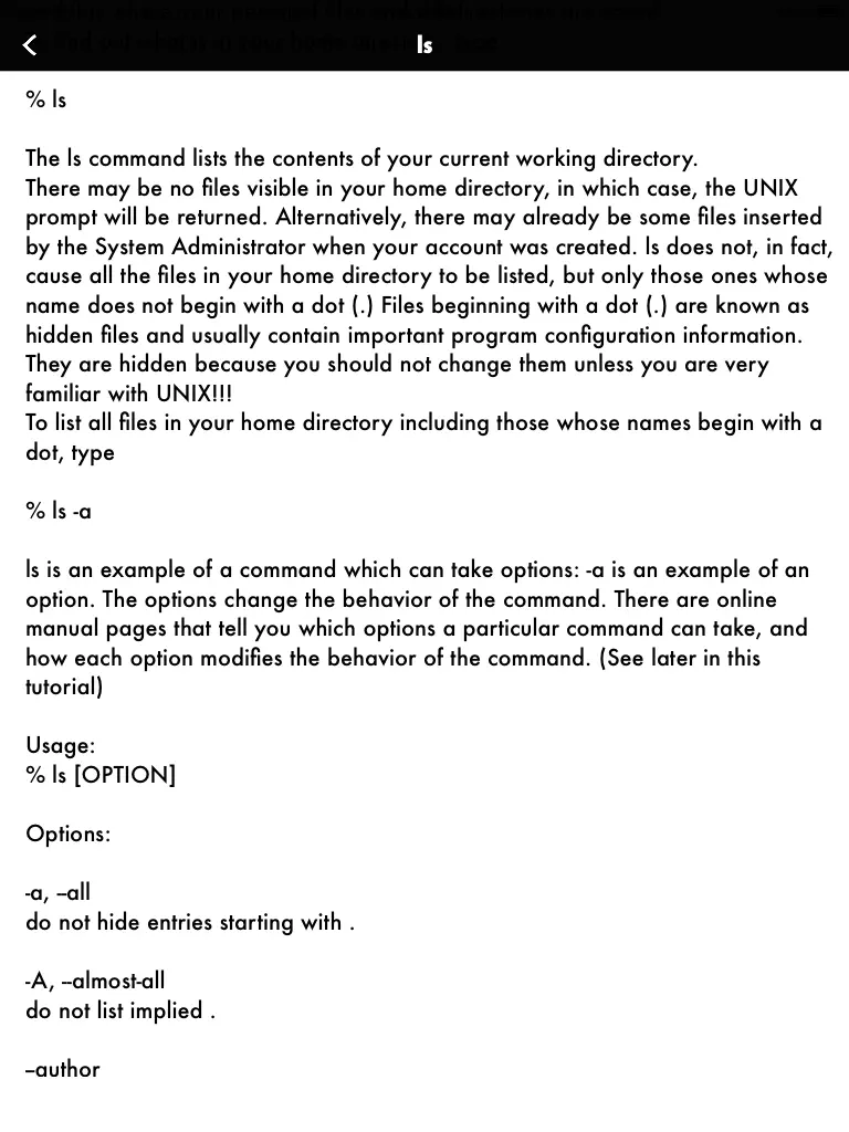 #6. Unix/Linux CLI Commands (iOS) 게시자: Bahtiyar Polat