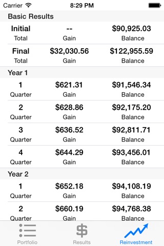 Dividender - Compound Interest screenshot 4