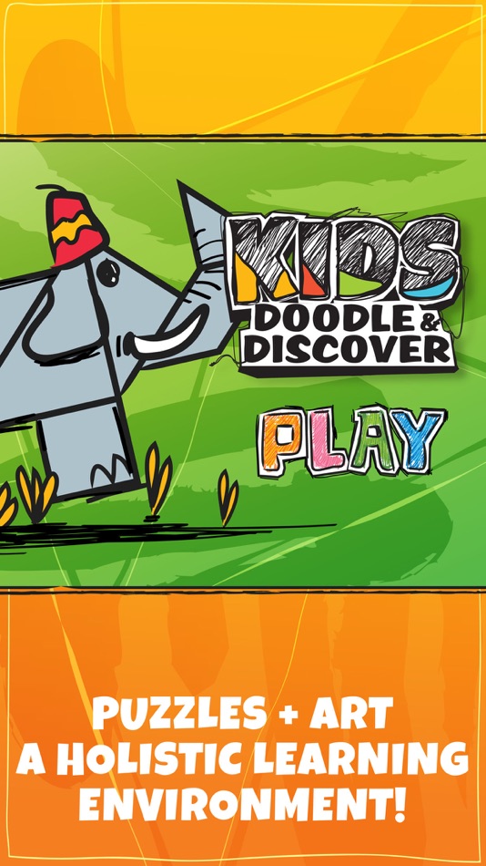 Kids Doodle & Discover: Safari Animals, K12 Puzzle - 3.6.3 - (iOS)