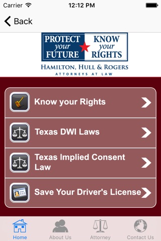 Texas DWI Law by Hamilton, Hull & Rogers screenshot 3