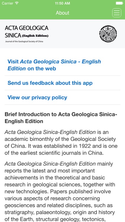 Acta Geologica Sinica - English Edition