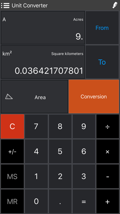 Converter Pro - Unit & Currency Conversion Calculator Screenshot