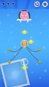 Hungry Cat Sketch Breaker Free Puzzle Physics Games screenshot #5 for iPhone