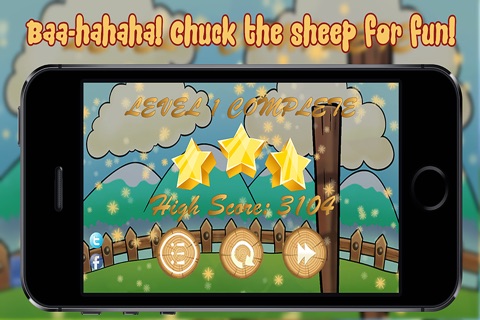 Chuck The Sheep - Mega Launcher screenshot 2