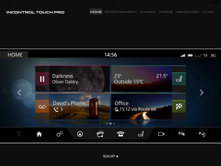 Jaguar InControl Touch Pro Tour