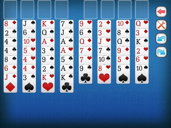 Freecell iPad app afbeelding 2