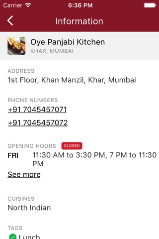 Oye Panjabi Kitchen screenshot 2