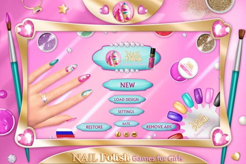 Nail Polish Games For Girls: Do Your Own Nail Art Designs in Fancy Manicure Salon screenshot 2